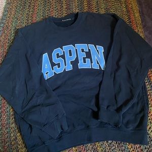 Brandy Melville Oversized Erica Crewneck Sweatshirt With Pockets